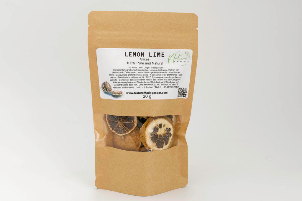 Tropical Lemon Lime Tisane - Dried Slices - 100% Pure and Natural